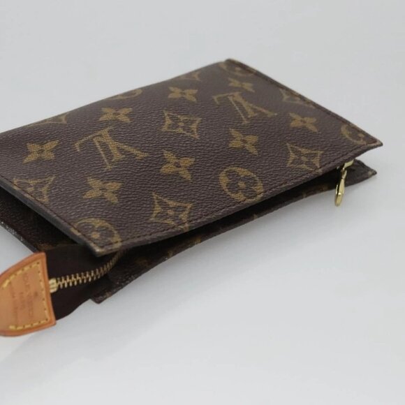 LOUIS VUITTON Monogram Bucket PM Accessory Pouch LV Auth 110133 - Picture 5 of 15